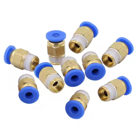 5/10 Pcs 3D Printer Parts Pneumatic Connectors PC4-01 1.75mm PC6-01 3.0mm PTFE Tube Coupler J-head F