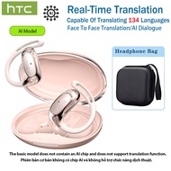 HTC NE35 AI Translator Earbud Wireless Bluetooth Earphone Smart Real-Time Translation Open Ear Earph