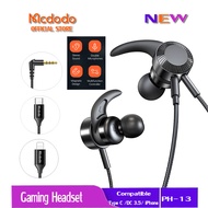 Mcdodo Esports game earphones In-ear dual microphone gaming headphones Bass Earphones jack wired Ear