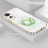 Casing OPPO Reno 8t 4G RENO 8 t 2023 Reno8 t 5g 2023 oppo a78 5g phone case Softcase Electroplated silicone shockproof Protector  Cover new design DDHDT01