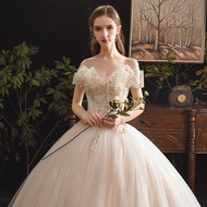 Dinner Wedding Elegant Gown Bridal Dress Lace Satin Dresses