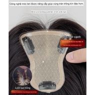 (READ DESCRIPTION CAREFULLY) H002 5D KNITTED REAL HAIR SILVER COVER 8X10/25CM, REAL HAIR