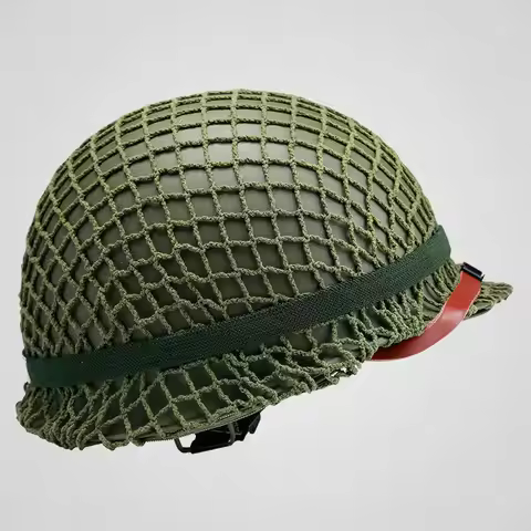 1/1 Scale Army M1 Green Helmet Net Cotton Mesh Cover Suitable for Real Helmets