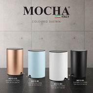 MOCHA Stainless Steel Soft Closed 12L Dustbin Tong Sampah Toilet Kitchen Office Room Living Room