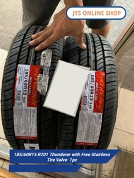 185/60R15 R201 Thunderer with Free Stainless Tire Valve 1pc