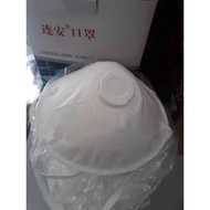 N95 Mask with valve for H1N1 & Coronavirus Lian An 9802 1 Pcs