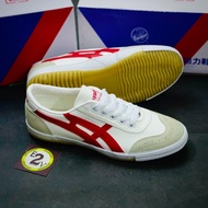 Genuine Bata Warrior Soccer Shoes Super White Brushed Red Trim - 2EVSHOP