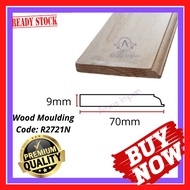 Wainscoting R2721N Wood Moulding/ Wainscoting Decoration/ Bingkai Kayu/ Frame Pintu/ Kayu Skirting