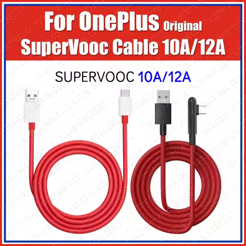 10A 12A OnePlus Original SUPERVOOC 100W USB A To Type C Flash Charge Cable For OnePlus 13 12R Ace 5 
