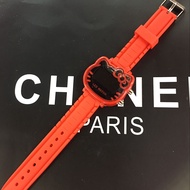 DOUBLE55 Kids Watches HelloKitty Cat Led Digital Cartoon Wrist Watches Children Watch Cute Girl cart