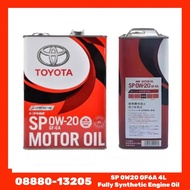 08880-13205 Toyota SP GF-6A 0W20 Motor Fully Synthetic Engine Oil 4 Liter