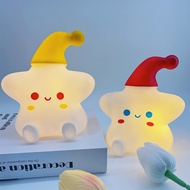 Cute Night Light Nursery Sleeping Night Lamp Star Lamp Vinyl Nightlights for Kids Gift
