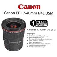 (NEW)CANON EF 17-40MM F/4L USM ULTRASONIC L LENS ORIGINAL (1 YEARS WARRANTY) CANON MOUNT FULL FRAME 