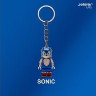 GANTUNGAN Jetster Lab Keychain Sonic Figure Keychain