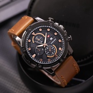 Swiss Army 1103 Casual Leather Strap Active Date Watch