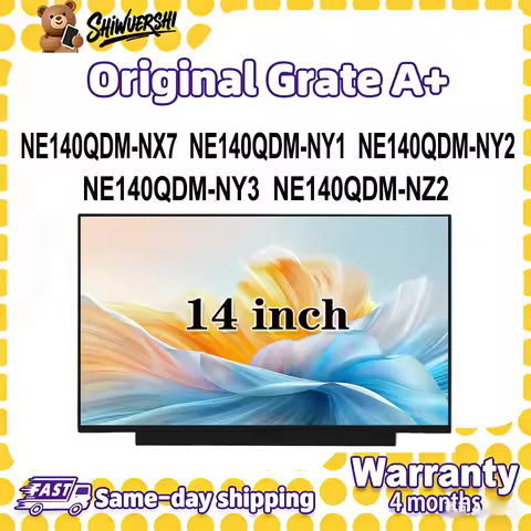 Original New A+ 14 inch Slim Laptop Lcd Screen Panel NE140QDM NX7 NE140QDM NY1 NE140QDM NY2 NE140QDM