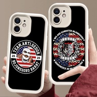 Case for iphone XR 15 12 Mini 11 X XS Pro Max Soft White E85 Brand Logo