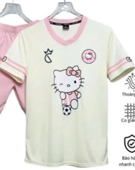 Hello Kitty Football Jersey With Name And Number Printed On Demand Jersey