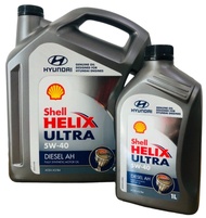 น้ำมันเครื่อง (ผลิตปี 2024) Shell Helix Ultra Diesel AH 5W-40 ดีเซล สังเคราะห์ แท้ 100% เชลล์ 5W40 ACEA A3/B4 ( 6 ลิตร )