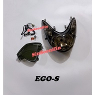 Yamaha EGO S EGOS EGO-S Head Lamp Unit / Socket / Cover Meter / Bulb - SMOKE/TINTED