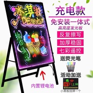 Papan Pendarfluor Papan Pengiklanan Kedai LED Papan Promosi Gerai Pasar Malam Papan Pengiklanan Berc