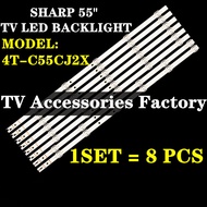 SHARP 4T-C55CJ2X TV LED BACKLIGHT BAR READY STOCK 4T-C55CJ2 C55CJ2X 4TC55CJ2X