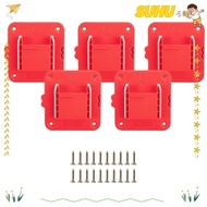 SUHU Battery Holder, Sturdy Durable Battery Mounts Dock Holder, Easy to install ABS Plastic Power Tool Holder Milwaukee M18