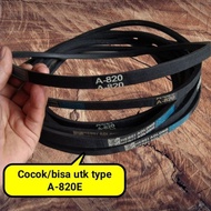 top sale v belt fan belt karet mesin cuci a-820 a820 bisa utk a-820e