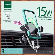 MOXOM MX-VS83 2 In 1 15W Wireless Charging Air Vent Car Phone Holder