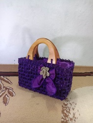 TAS RARA HANDLE KAYU/HANDLE BAGS WANITA/ TAS RARA UNYIL KAYU/TAS ETNIK/TAS ESTETIK WANITA