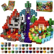 Blok Bangunan Magnetik-200PCS Blok Magnetik STEM Montessori Mainan Sensori Kanak-Kanak 4-8 Tahun Had