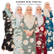 [Part 4] Baju Kurung Mini Moden Teratai Chiffon Crepe BF & Wuduk Friendly by Afa Design