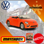 Matchbox Mobil Sedan 2019 Volkswagen Beetle Convertible Orange