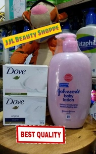 Johnsons Lotion (500ml.) + Dove soap 2 assorted variants (135g.)