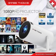 Swiss Thomas Android 11.0 Portable Mini Projector 2.4G/5G Wifi 6 BT4.1 4K  Smart LED Projector 160 A