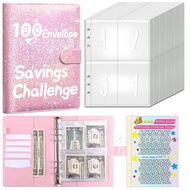 [Ready Stock] 100Envelope Challenge Couple 100 Days Challenge Saving Money Cash Envelope Saving Hand