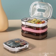 Pill Box Portable Small Sub-Packing Medicine Box Portable Medicine Daily Pill Medicine Pregnant Women Reminder Pill Box