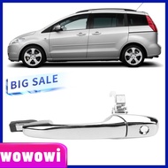 wowowi Front Left Outside Door Handle Car Exterior GJ6A-59-410 Stylish Look Smoother Grip Outer for 