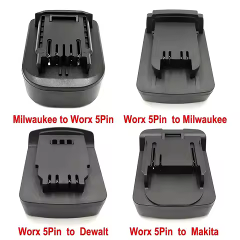 Battery Adapter Compatible For Worx 20v 5Feet Big Feet Converted to for Makita/Milwaukee/Dewalt 18V 