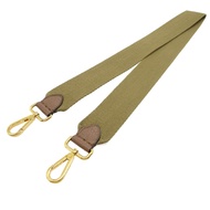 成色極佳的芬迪（Fendi）帆布/皮革肩帶，卡其色，1803 [二手]FENDI