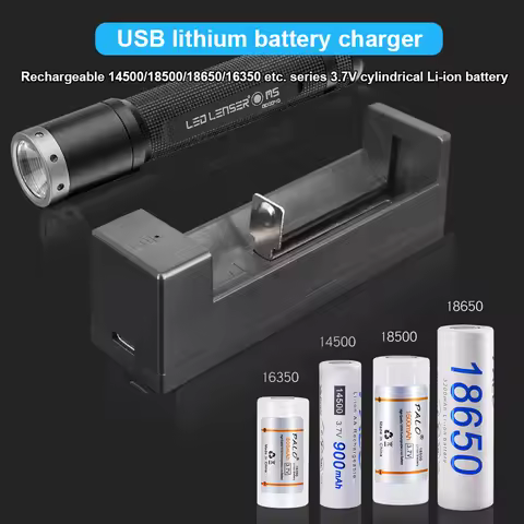 PALO 1/2/3/4pcs 3.7V 14500 AA battery li-ion rechargeable 14500 battery 900mAh+LED USB 14500 18650 b