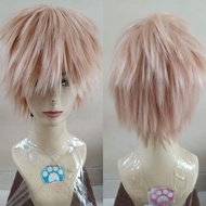 Men's blonde wig short cosplay wig
