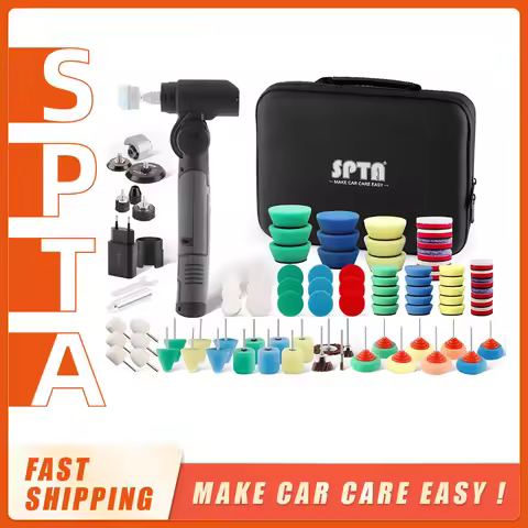 SPTA 3.7V RO&DA Micro Cordless Mini Car Polisher Portable Handheld Rechargeable Adjustment Speed Aut