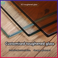 Customized tempered glass table top glass table Table Table Table Table TV cabinet customized table mat JLQL