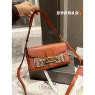 22.1.6 Updated Transitional Color Calfskin coach New Style Carriage elle Crossbody Bag Olay Style