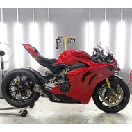 Ekzos exhaust akrapovic Muffler 61mm Ducati Panigale V4 Streetfighter V4 SP MT09 R25 R15 CBR Ninja