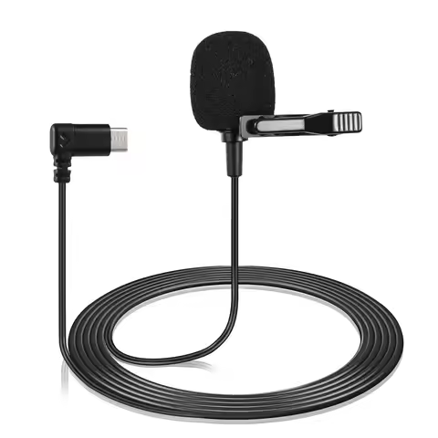 SJCAM Sports Camera Clip-on Microphone Lapel Mic Plug-and Play Noise Reduction External Microphone f