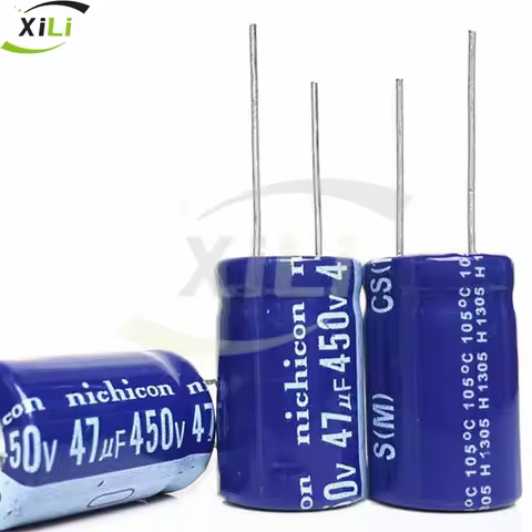 10PCS/LOT Electrolytic Capacitor 450V 47UF Brand New High-Quality Plug-In LCD Power Board 450V 47UF 