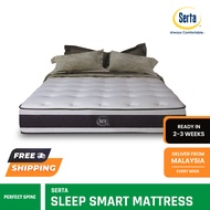 *CLEARANCE* SLEEP SMART Mattress (13 inch), Serta Perfect Spine Collection, Latex Top 5-Zone Pocket Spring, Available Sizes (King, Queen, Super Single, Single)
