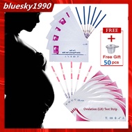 50pcs Ovulation Test Strip Kit &amp; Early Pregnancy Test Strip Kit + Free 50pcs Urine Cups【Bluesky1990】